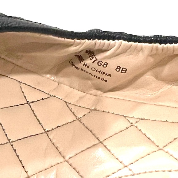 Cole Haan Black Flats with Gold Bow! - Picture 5 of 6